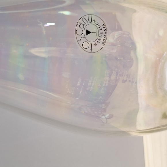 #ADD Toscany hand blown rainbow iridescent wine Decanter - Picture 5 of 5